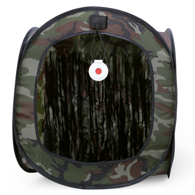 Travel Accessories Target - เต็นท์พับลายพรางแบบพกพา อุปกรณ์เสริมสำหรับการเดินทาง เต็นท์เด็กสำหรับการล่าสัตว์กลางแจ้ง พร้อมเป้าสำหรับเพ้นท์บอล บีบี ล่าสัตว์