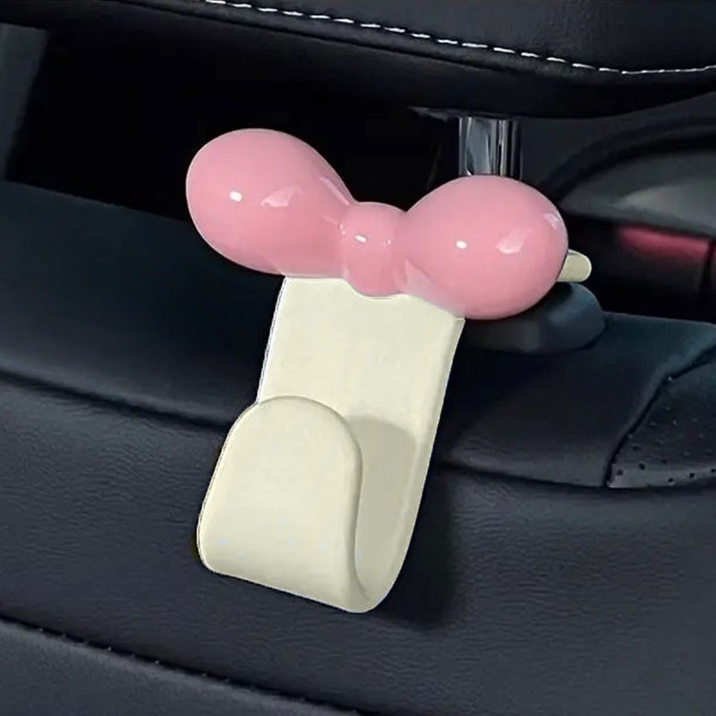 Travel Accessories Store - ตะขอแขวนหลังเบาะรถยนต์แบบมินิมอล อุปกรณ์จัดเก็บของใช้ในรถยนต์ สำหรับกระเป๋าถือ ขนม และของใช้สำหรับการเดินทาง