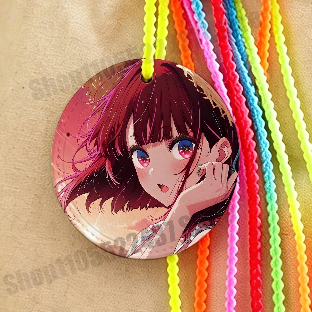 Luggage Tag Leather - การ์ตูนเค-คานะ เอ-อาริมะป้ายติดกระเป๋าน่ารักสร้างสรรค์น้ำหนักเบา กันน้ำ ป้ายชื่อ ป้ายที่อยู่ อุปกรณ์เสริมการเดินทาง