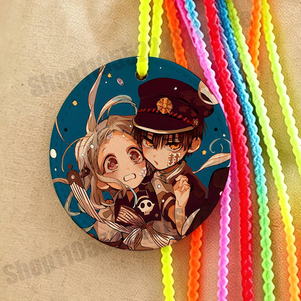 Luggage Tag Leather - อะนิเมะฮานาโกะคุง เนเนะ ยาชิโระป้ายติดกระเป๋าหนัง ป้ายติดกระเป๋าเดินทาง ป้ายติดกระเป๋า ป้ายชื่อ