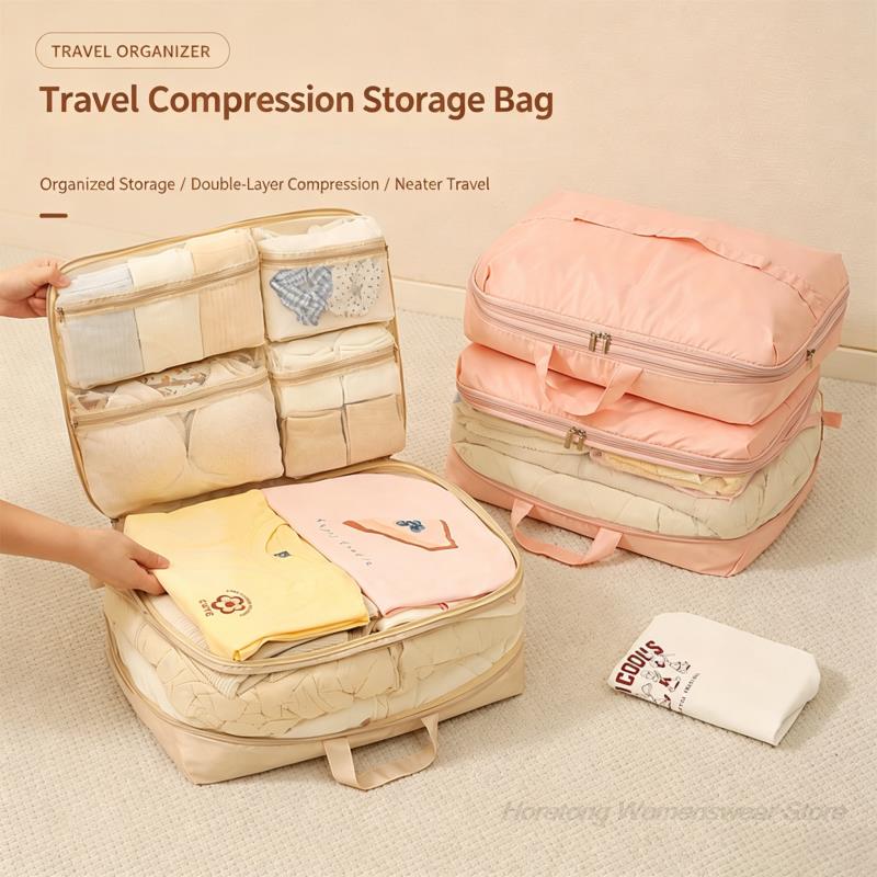 Travel Accessories Organiser - กระเป๋าจัดระเบียบเสื้อผ้าแบบขยายได้ 5 in 1 สำหรับเดินทาง กระเป๋าเก็บของอเนกประสงค์สำหรับเสื้อผ้า
