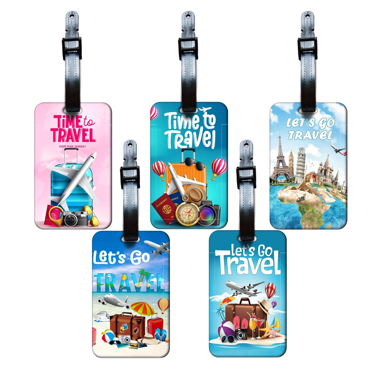 Luggage Tag Leather - ป้ายติดกระเป๋าเดินทางสไตล์คลาสสิก สำหรับผู้ชายและผู้หญิง ป้ายชื่อกระเป๋าเดินทาง ป้ายระบุที่อยู่ ป้ายติดกระเป๋าเดินทางแบบพกพา ของขวัญสำหรับผู้ที่เดินทาง