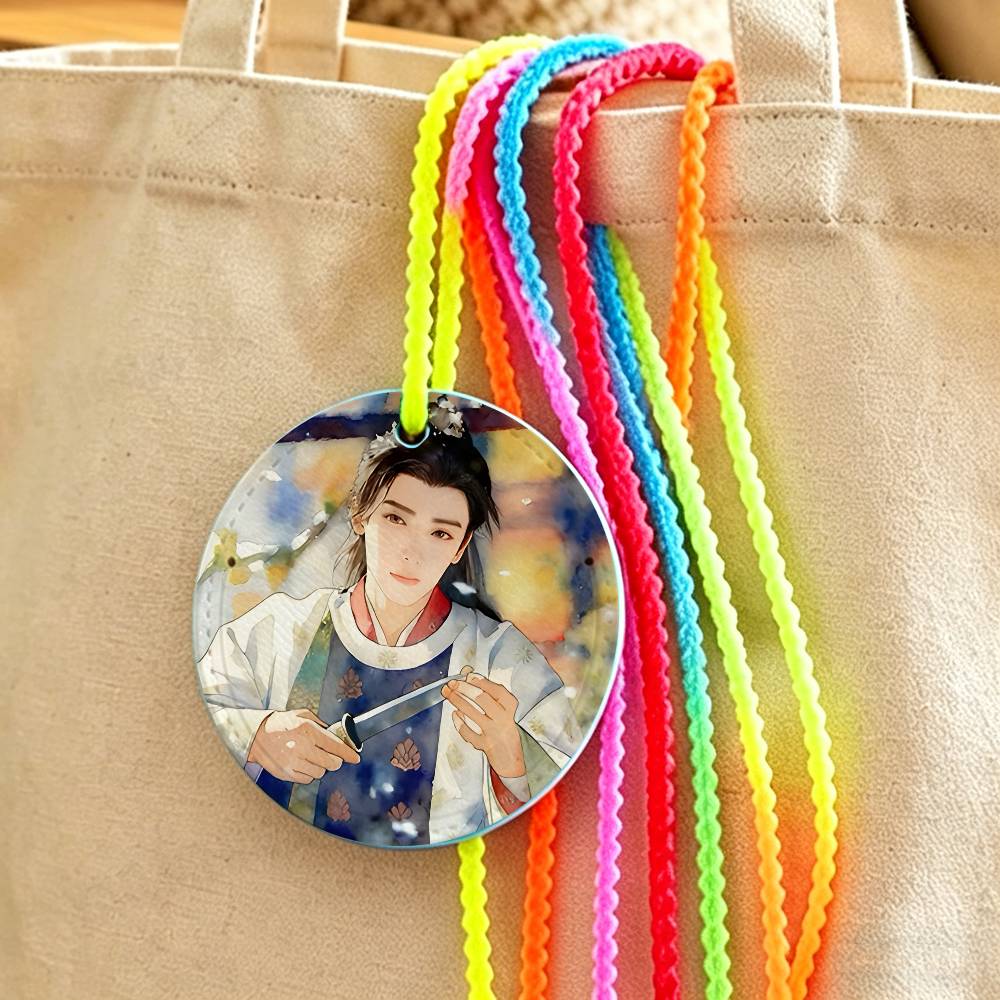 Luggage Tag Leather - ป้ายติดกระเป๋าเดินทางลาย Yu Ming Cha Gu ทำจากหนัง