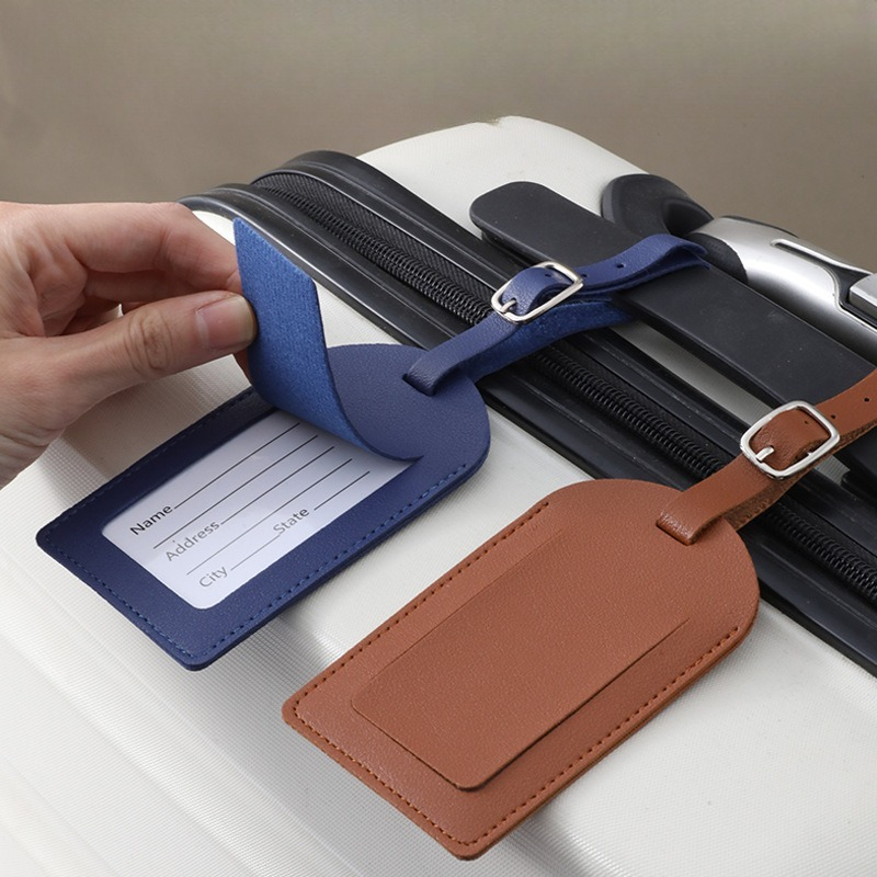 ป้ายติดกระเป๋าเดินทางสำหรับผู้ - Luggage Tag Leather บทวิจารณ์และราคา