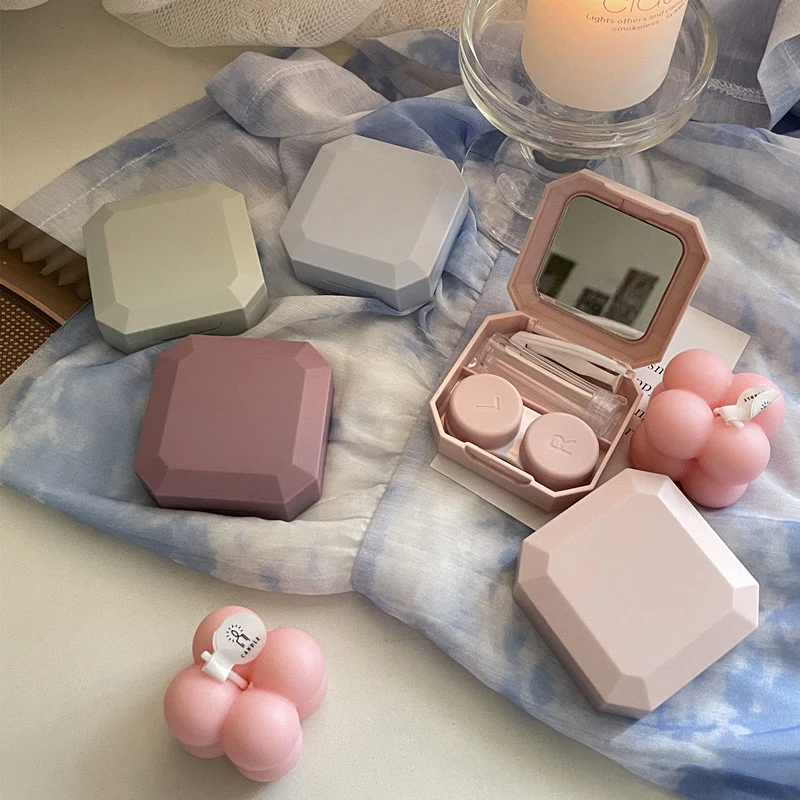 1PC Candy สีคอนแทคเลนส์กล่องสี - Travel Video Accessories บทวิจารณ์และราคา