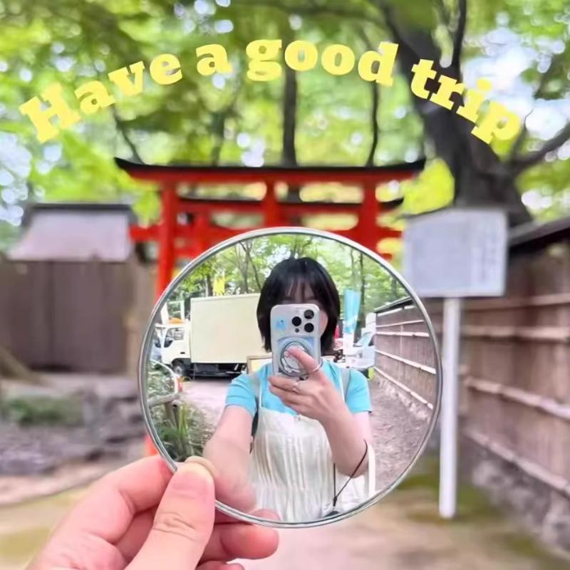 กระจกเซลฟี่แบบพกพาขนาด 5 ซม. ก - Travel Vlog Accessories บทวิจารณ์และราคา