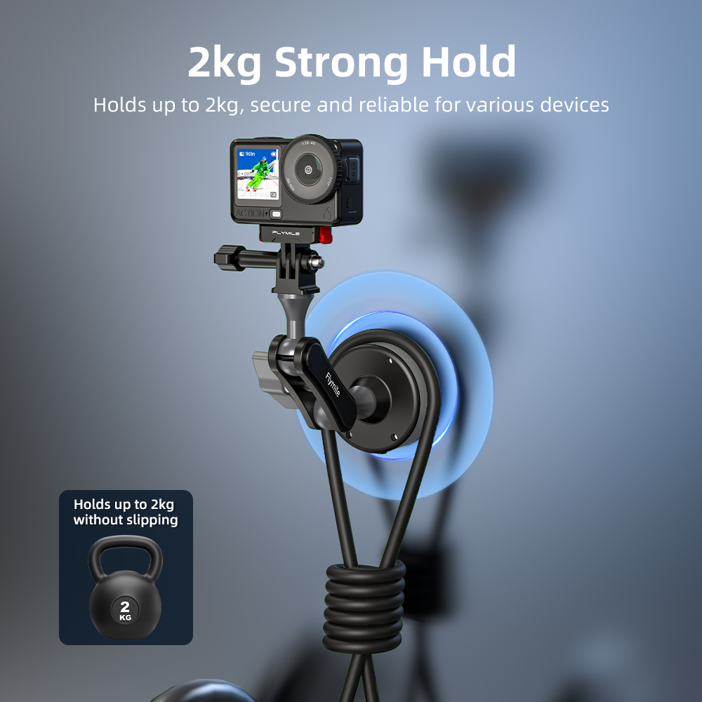 ขาตั้งแบบถ้วยดูดสำหรับกล้องแอค - Travel Vlog Accessories บทวิจารณ์และราคา