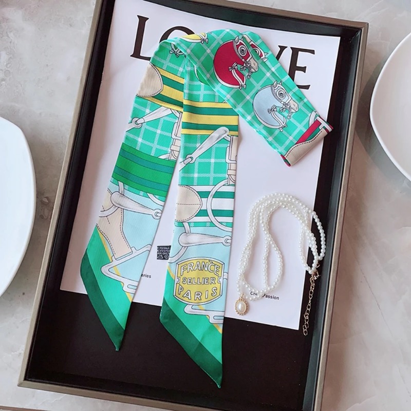 ผ้าพันคอริบบิ้นทวิลล์อเนกประสง - Travel Hair Accessories บทวิจารณ์และราคา
