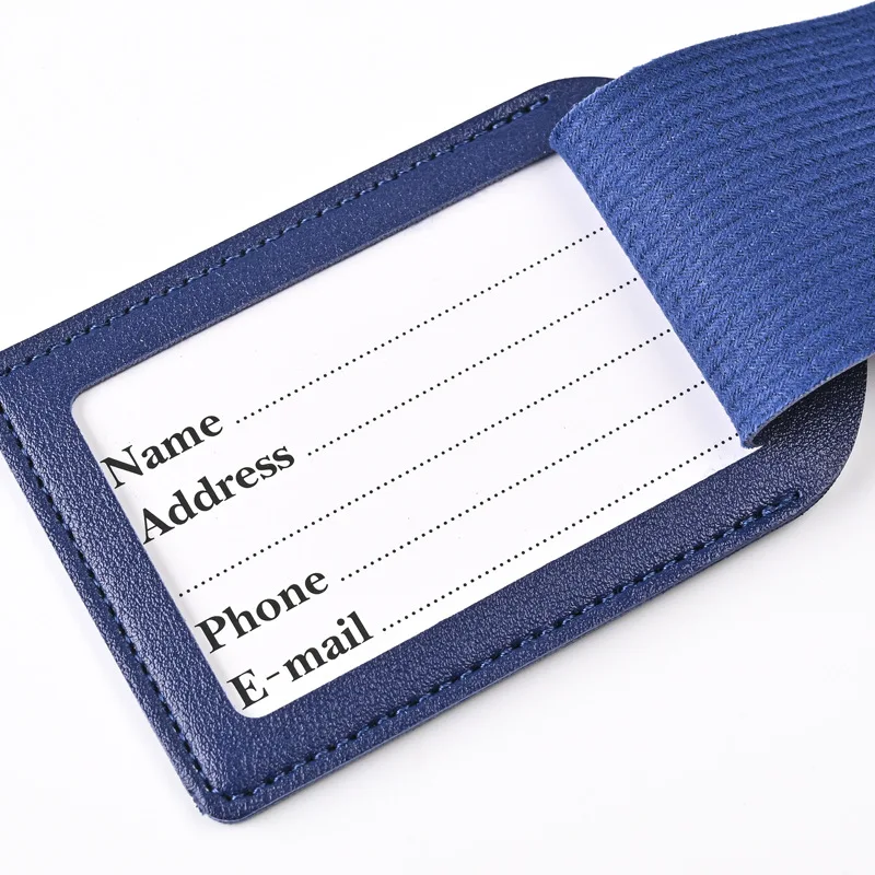 1 PC Thicken PU Hot Stamping เ - Luggage Tag Leather บทวิจารณ์และราคา