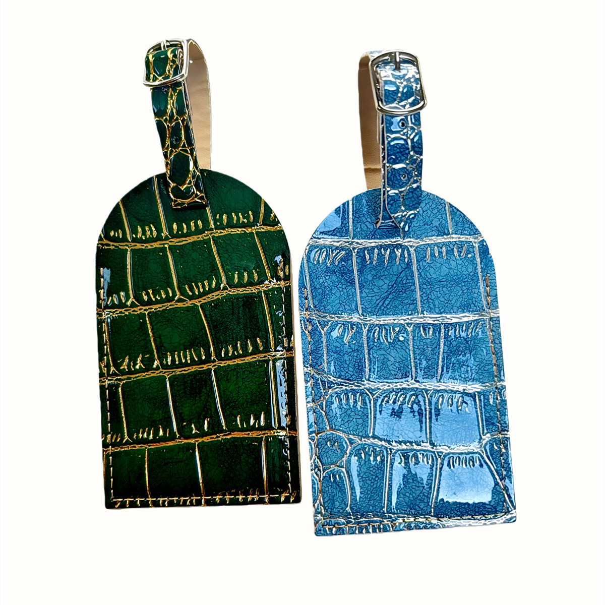 ป้ายติดกระเป๋าเดินทางลายหนังจร - Luggage Tag Leather บทวิจารณ์และราคา