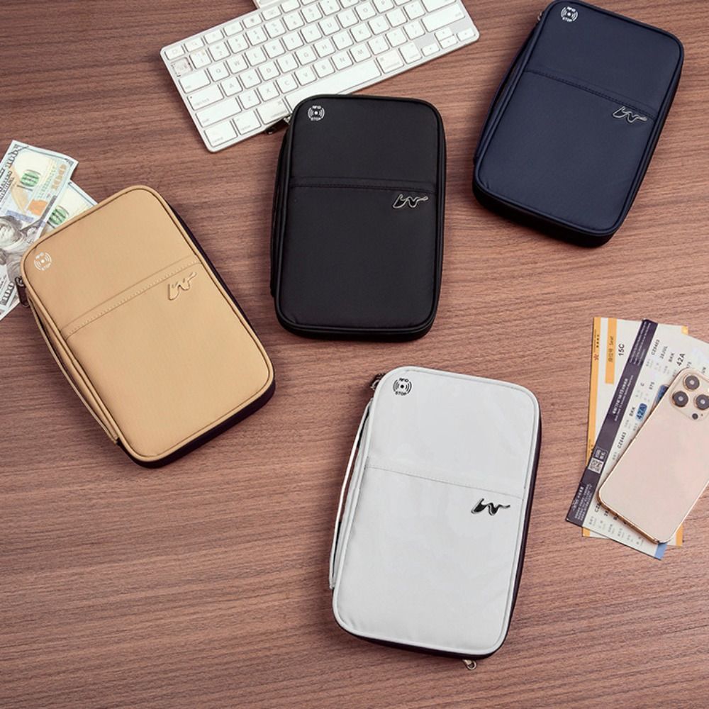 กระเป๋าใส่บัตรโพลีเอสเตอร์แบบพ - Travel Accessories Rfid บทวิจารณ์และราคา