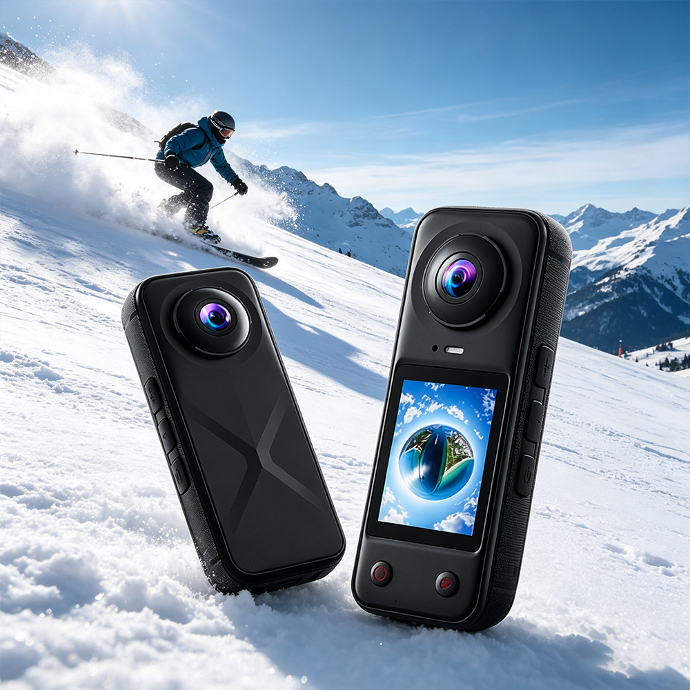 X5 Pro กล้องแอคชั่น 4K พาโนราม - Travel Vlog Accessories บทวิจารณ์และราคา
