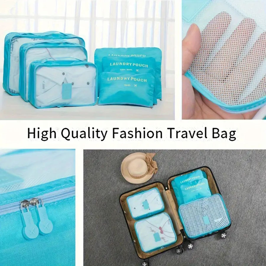 6 ชิ้น Travel Organizer กระเป๋ - Travel Accessories Organiser บทวิจารณ์และราคา