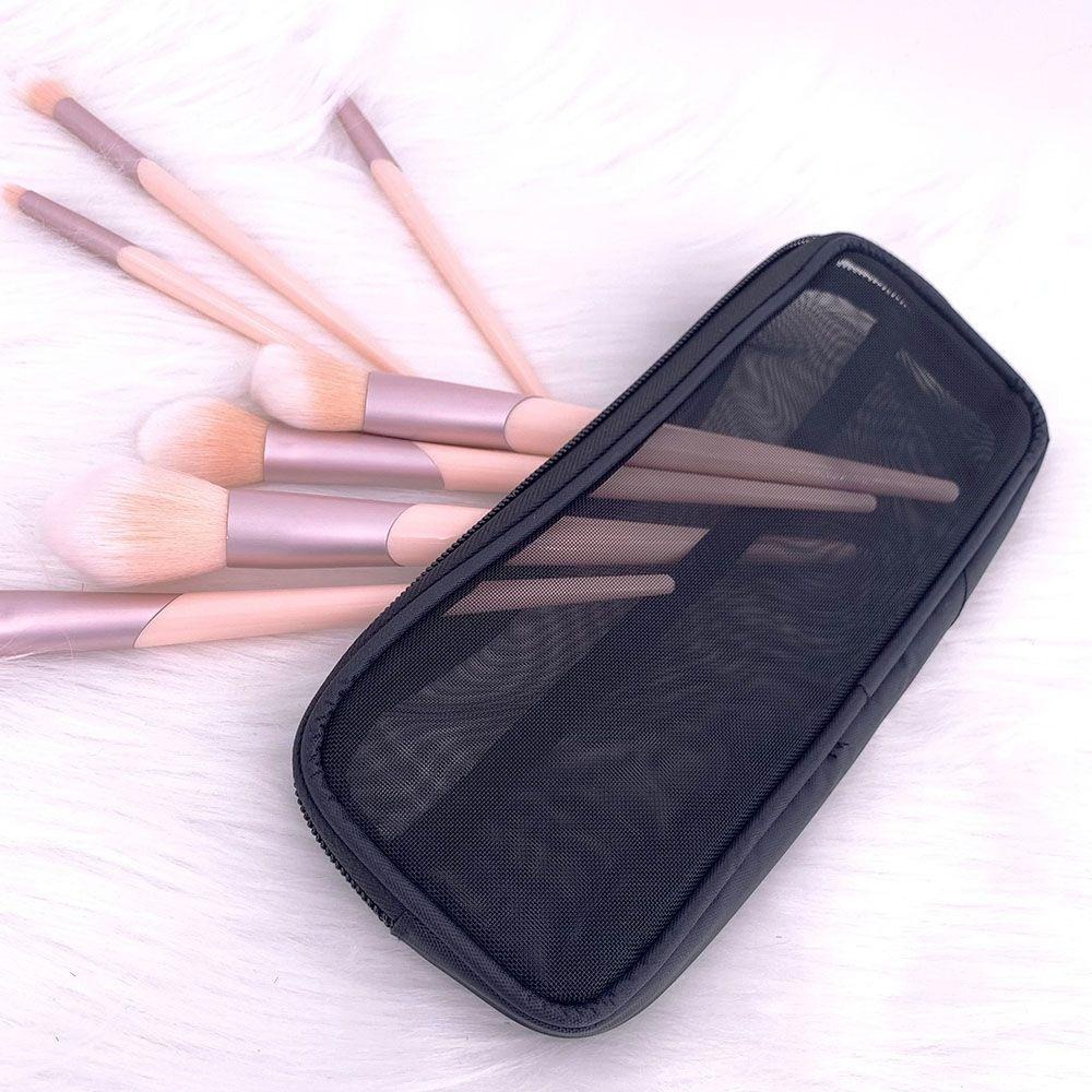 ตาข่ายแปรงแต่งหน้ากระเป๋าผู้หญ - Travel Accessories Kit For Women บทวิจารณ์และราคา