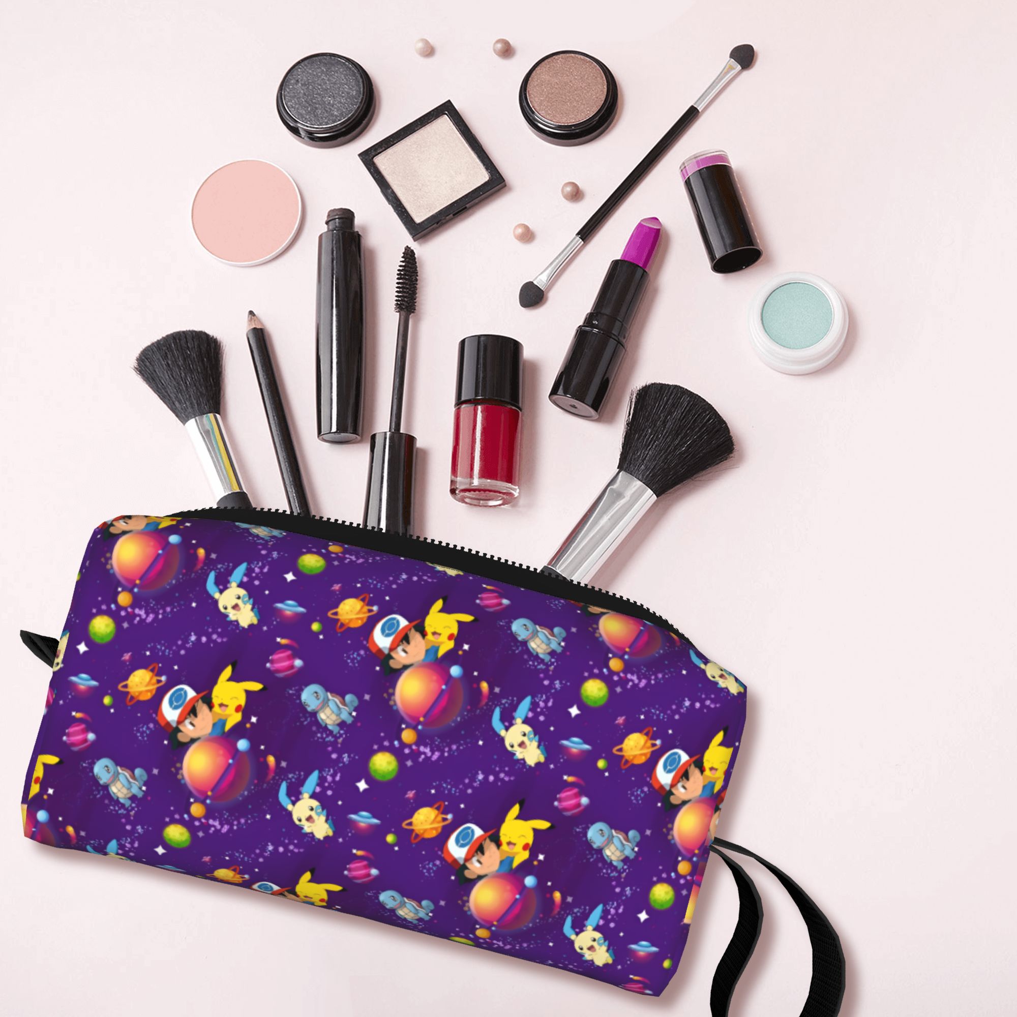 กระเป๋าใส่เครื่องสำอางลายโปเกม - Travel Accessories Kit For Women บทวิจารณ์และราคา