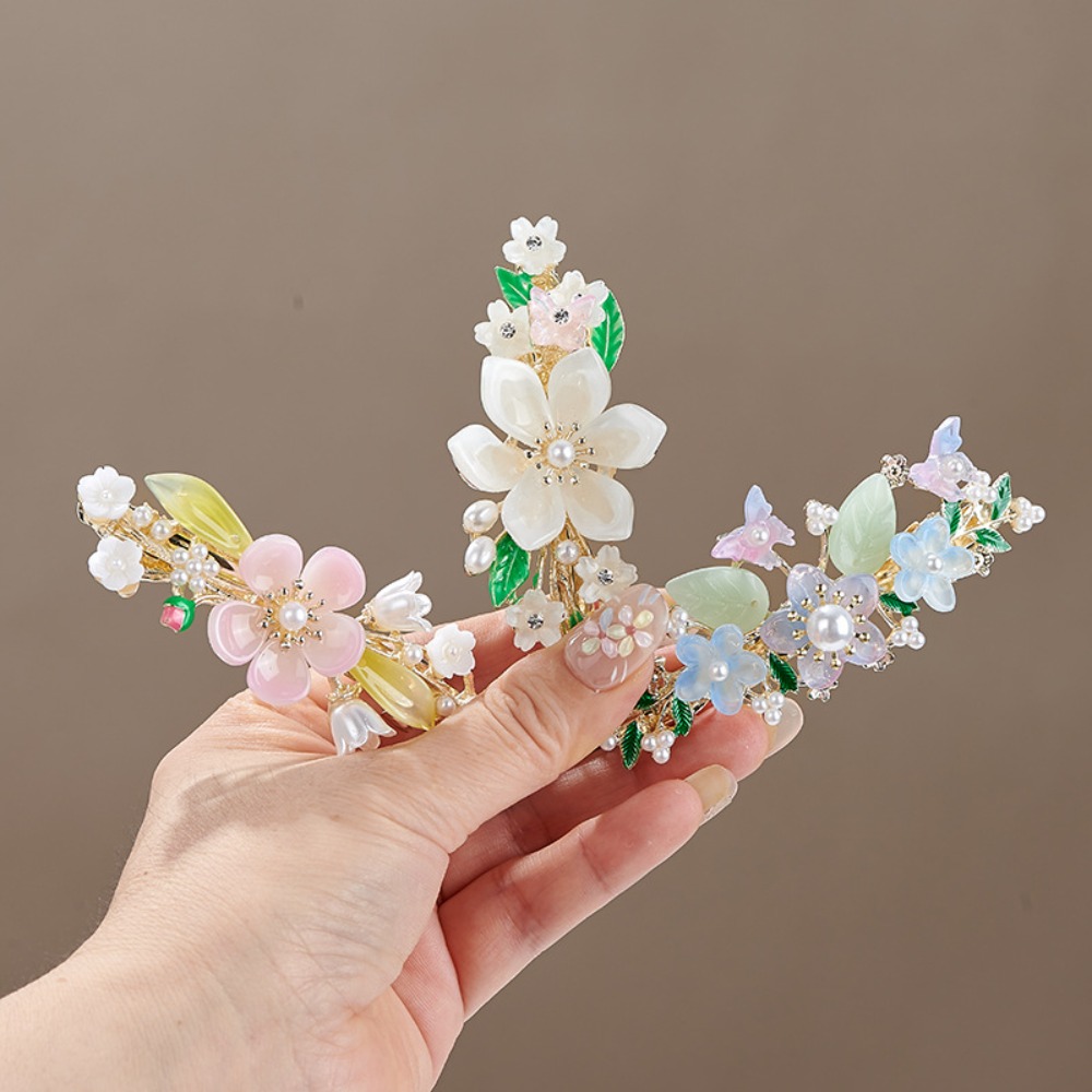 กิ๊บติดผมลายดอกไม้สไตล์จีนประด - Travel Hair Accessories บทวิจารณ์และราคา