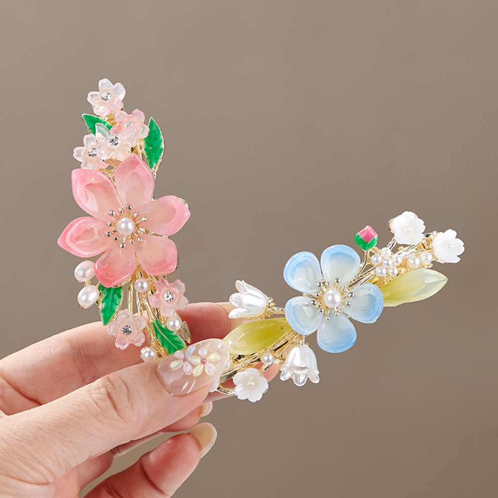 กิ๊บติดผมลายดอกไม้สไตล์จีนประด - Travel Hair Accessories บทวิจารณ์และราคา