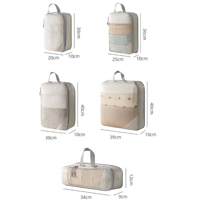 5 ชิ้น/เซ็ต กระเป๋าเก็บของแบบพ - Travel Accessories Organiser บทวิจารณ์และราคา