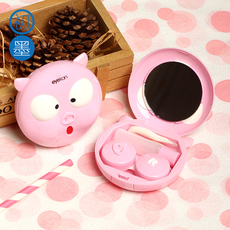 กล่องใส่คอนแทคเลนส์ลายหมูน่ารั - Travel Video Accessories บทวิจารณ์และราคา
