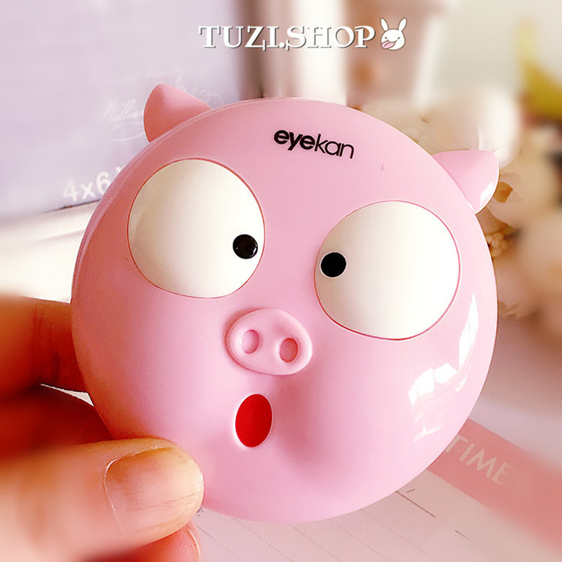 กล่องใส่คอนแทคเลนส์ลายหมูน่ารั - Travel Video Accessories บทวิจารณ์และราคา