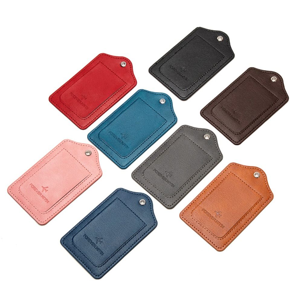 ป้ายติดกระเป๋าหนังแบบมีห่วงเชื - Luggage Tag Leather บทวิจารณ์และราคา
