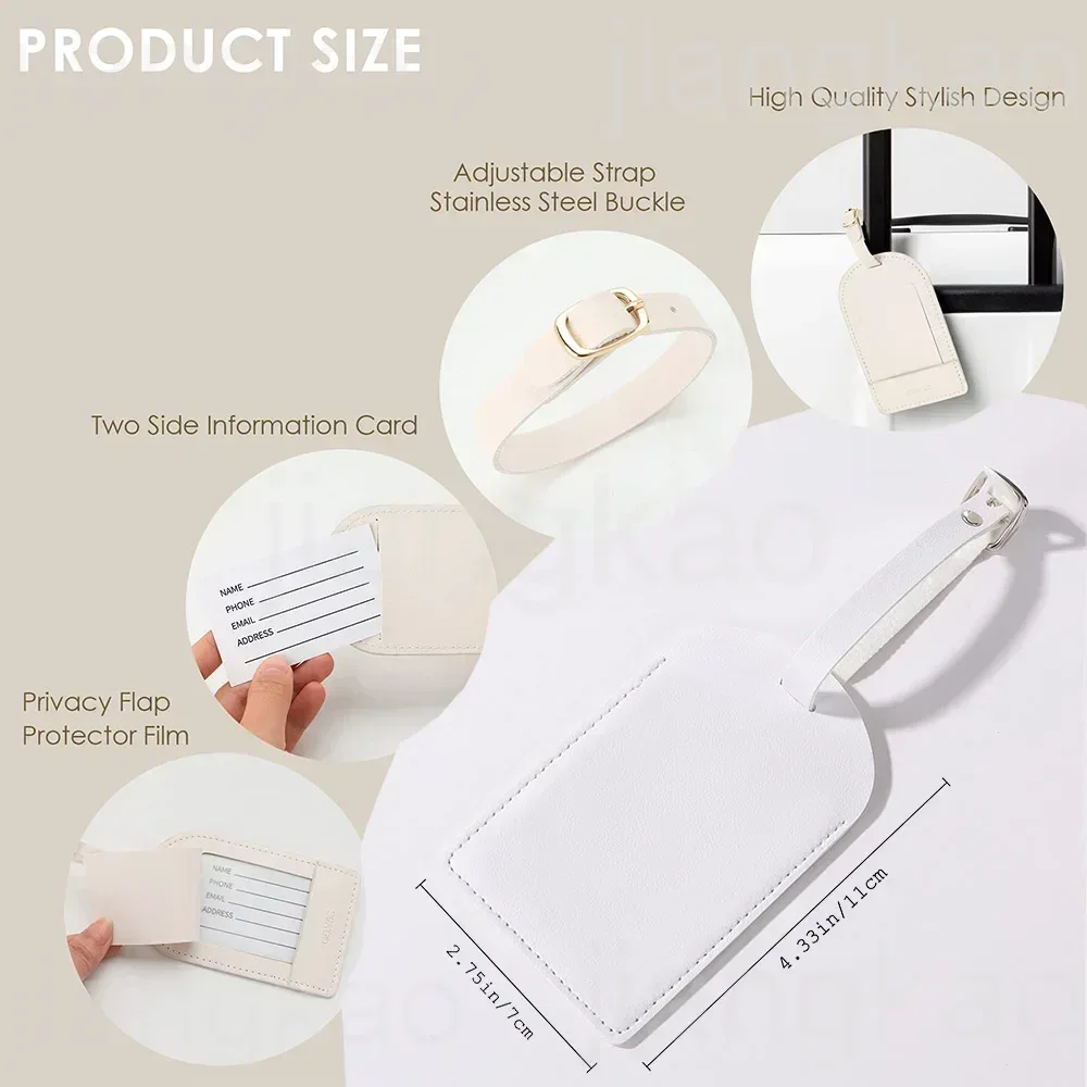 ส่วนบุคคล PU กระเป๋าเดินทางตัว - Luggage Tag Leather บทวิจารณ์และราคา