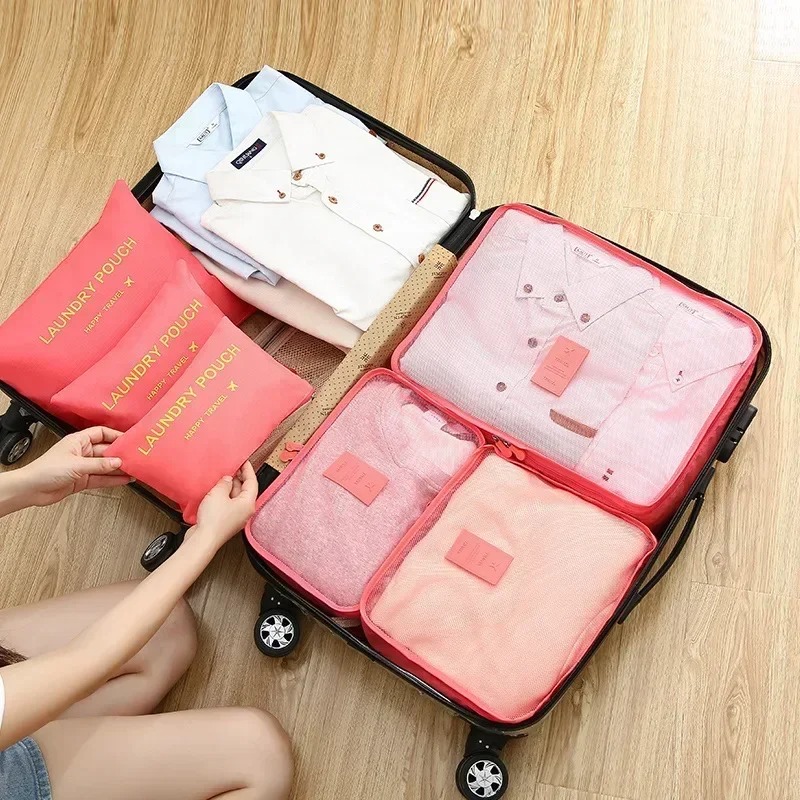 ชุดกระเป๋าจัดเก็บสัมภาระสำหรับ - Travel Accessories Organiser บทวิจารณ์และราคา