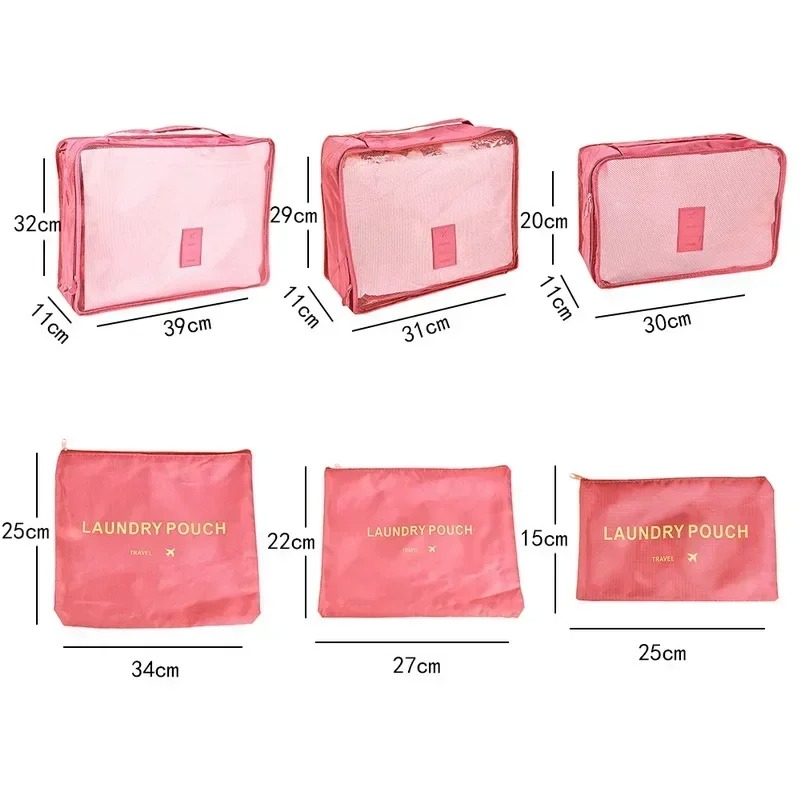 ชุดกระเป๋าจัดเก็บสัมภาระสำหรับ - Travel Accessories Organiser บทวิจารณ์และราคา
