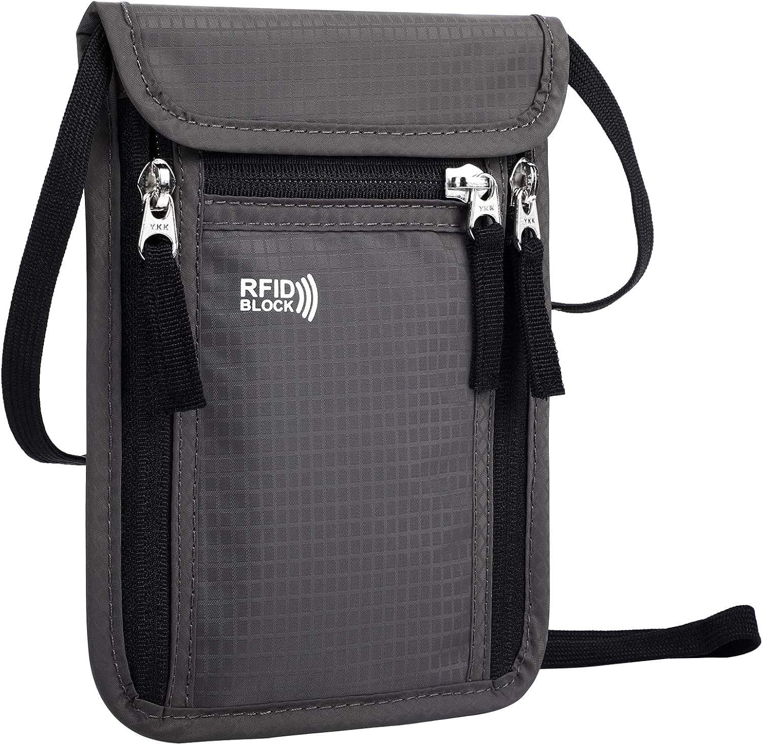 กระเป๋าใส่พาสปอร์ตแบบคล้องคอ 1 - Travel Accessories Rfid บทวิจารณ์และราคา