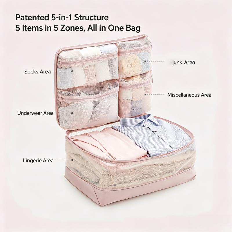 กระเป๋าจัดระเบียบเสื้อผ้าแบบพั - Travel Accessories Organiser บทวิจารณ์และราคา
