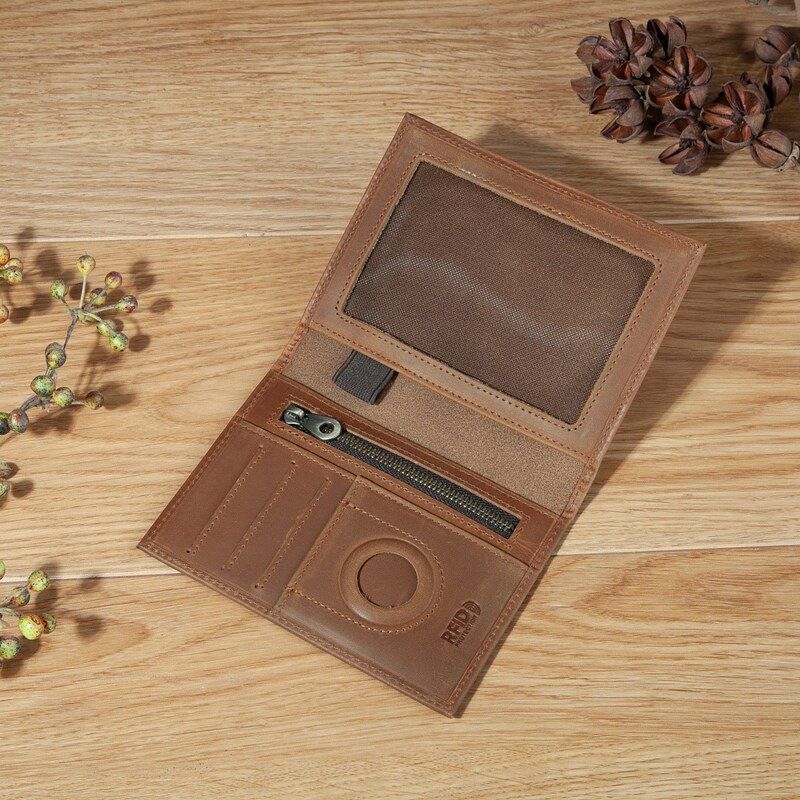 กระเป๋าใส่พาสปอร์ตหนังแท้แฟชั่ - Travel Accessories Rfid บทวิจารณ์และราคา